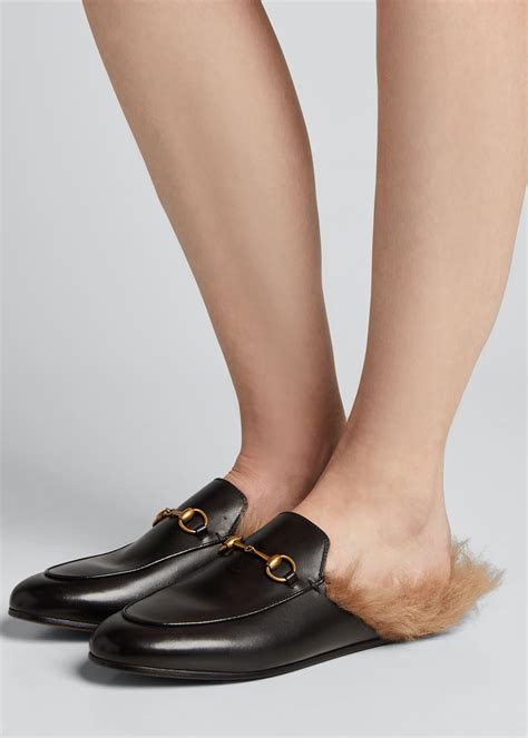 fake gucci mules with fur|gucci princetown fur lined mule.